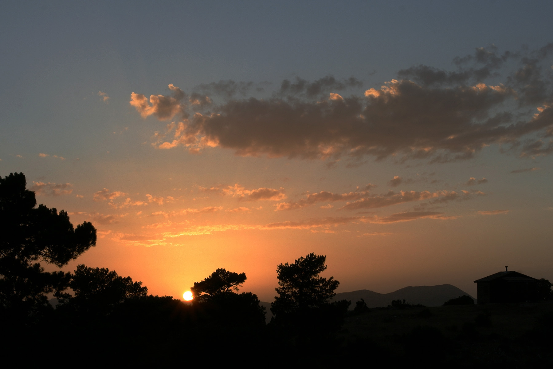 Posta de sol a Cazorla